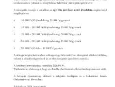 Óvodai iskolakezdési támogatás igénylése 2026.