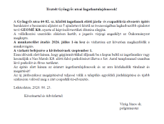 Gyöngyös utca 64-82. sz. közötti ingatlanok előtti járda- és csapadékvíz elvezetés