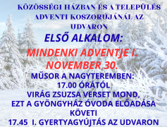 MINDENKI ADVENTJE