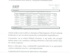 Közlemény 2026. 05. 20.
