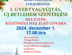 I. Adventi gyertyagyújtás