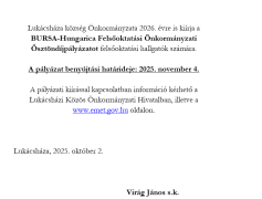 Bursa Hungarica Ösztöndíj Pályázat 2025