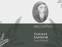TOLNAY SÁNDOR EMLÉKNAP-2025